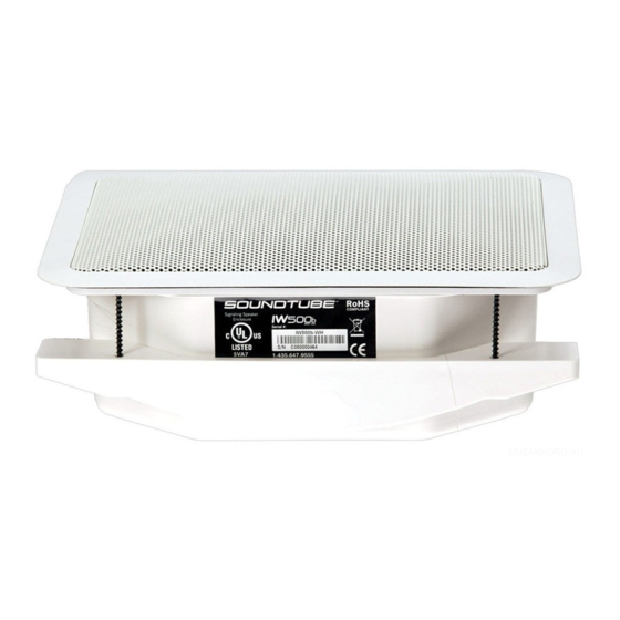 SoundTube IW500i Install Instructions