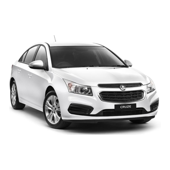 HOLDEN JH CRUZE 2015 System Handbook
