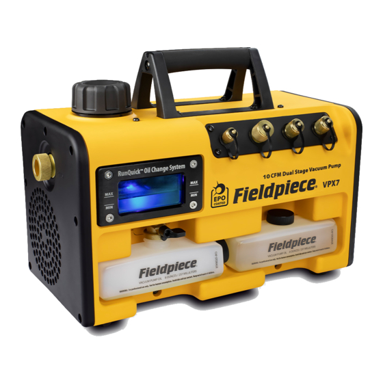Fieldpiece VP67 Operator's Manual