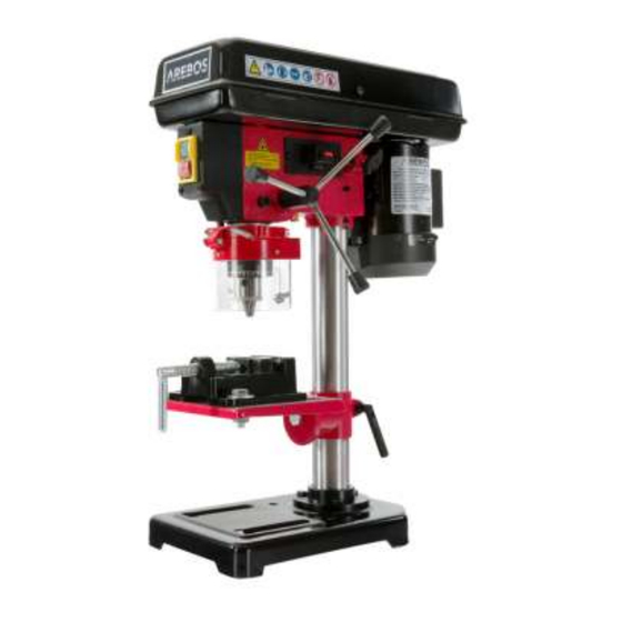 User Manuals: AREBOS AR-HE-TBM500 Bench Drill Laser