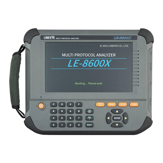 LineEye LE-8600XR Instruction Manual