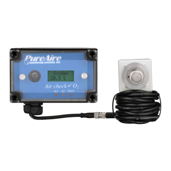 PureAire Air Check O2 KF-25 Instruction Manual