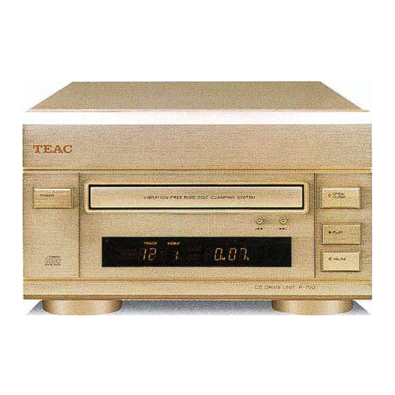 TEAC ESOTERIC P-700 SERVICE MANUAL Pdf Download | ManualsLib