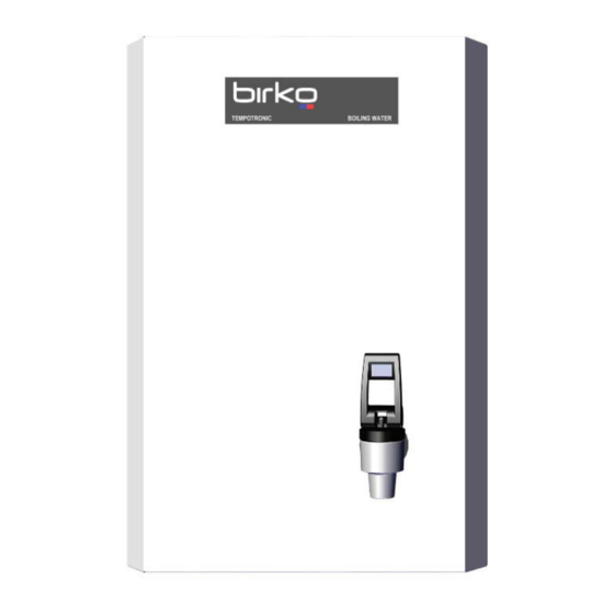 Birko Tempo Tronic 3L S/S Boiling Water Manuals