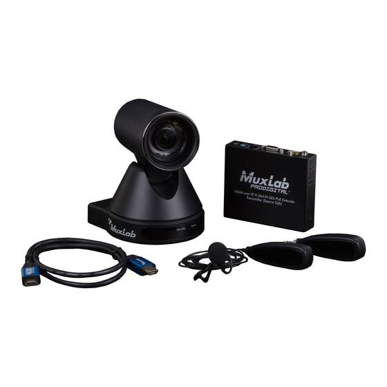 MuxLab PRODIGITAL Single Camera Live Streaming Solution User Manual