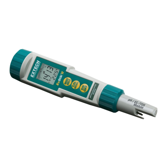 Extech Instruments ExStik EC510 User Manual