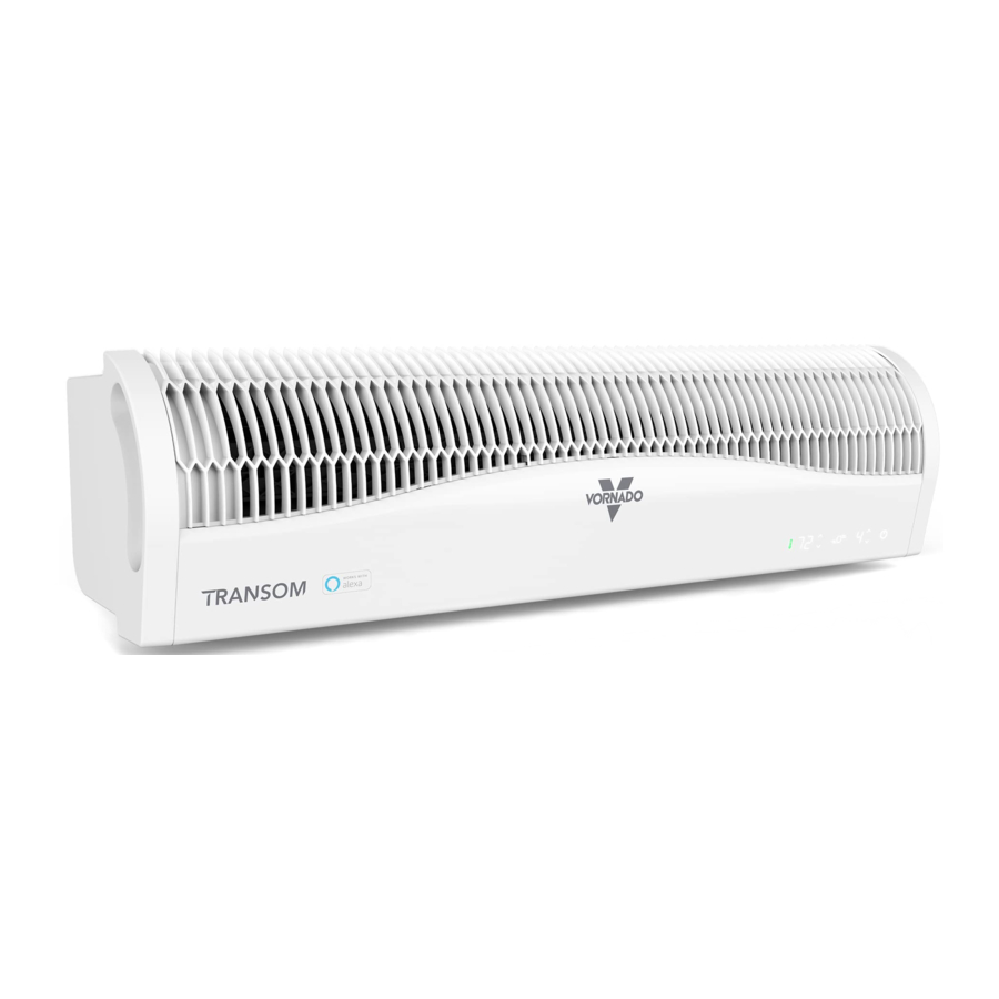 Vornado TRANSOM AE Window Circulator Manual ManualsLib