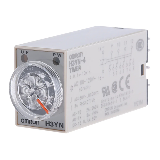 Omron H3YN Manual