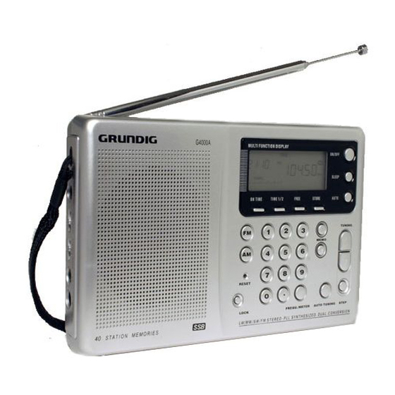 Grundig Eaton G4000A Operation Manual
