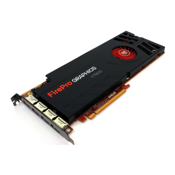 AMD FirePro V7900 SDI User Manual