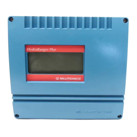 Milltronics HydroRanger Plus Instruction Manual