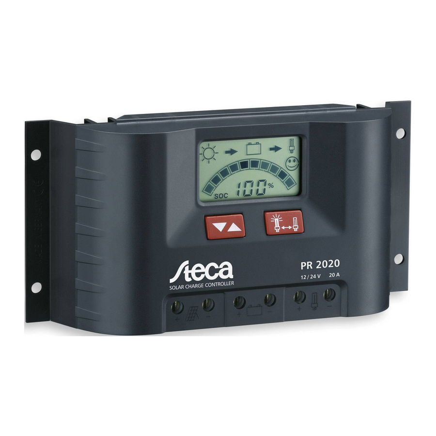 Steca PR 1010 Operating Instructions Manual
