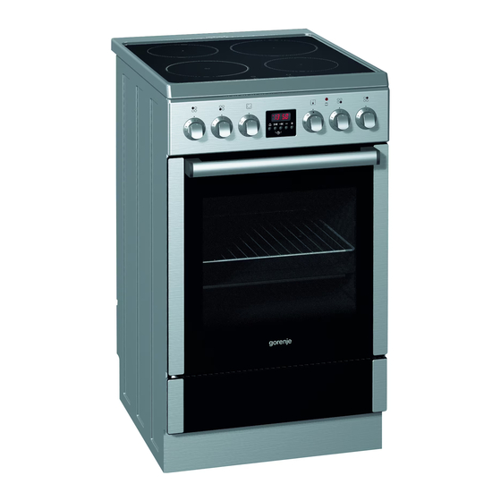 Gorenje EI57337AX Instructions For Use Manual