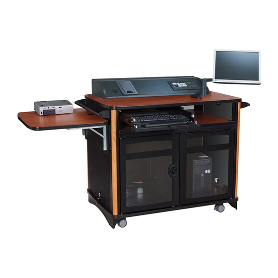 Spectrum Industries Media Director V2 Lectern 55260 Owner's Manual