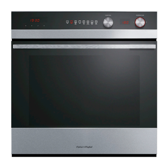 Fisher & Paykel OB60C Diagnostic Manual