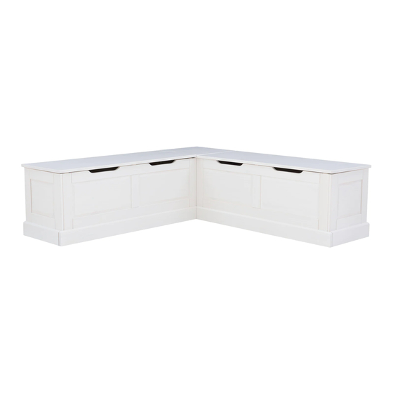 Linon 90311WHT01U Manual