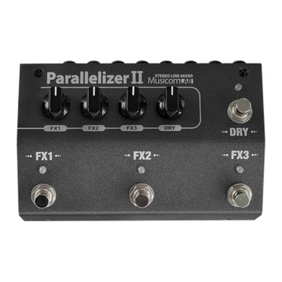 Musicom Lab Parallelizer II Owner's Manual