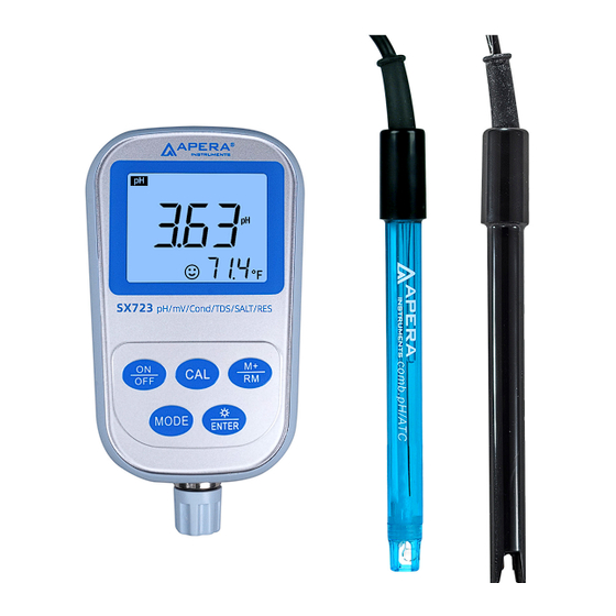 Apera Instruments SX723 User Manual