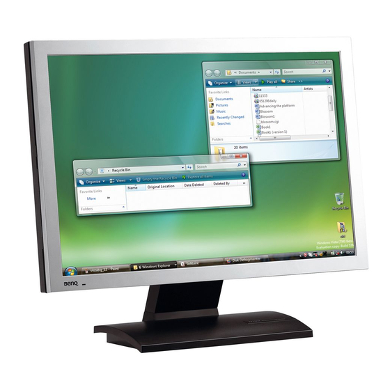 BenQ FP222W a User Manual