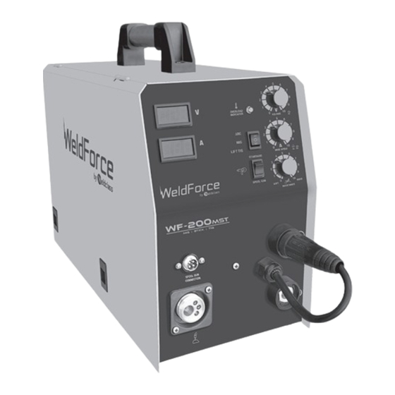 Weldclass WeldForce WF-200MST Operating Instructions Manual
