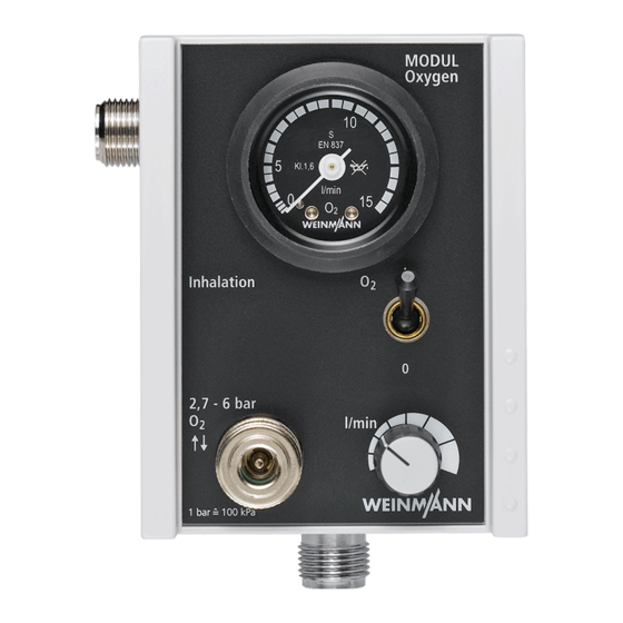 Weinmann Module System Instructions For Use Manual