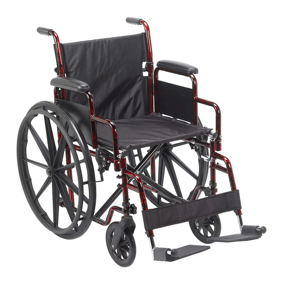 Drive rebel wheelchair Assembly Instructions Manual