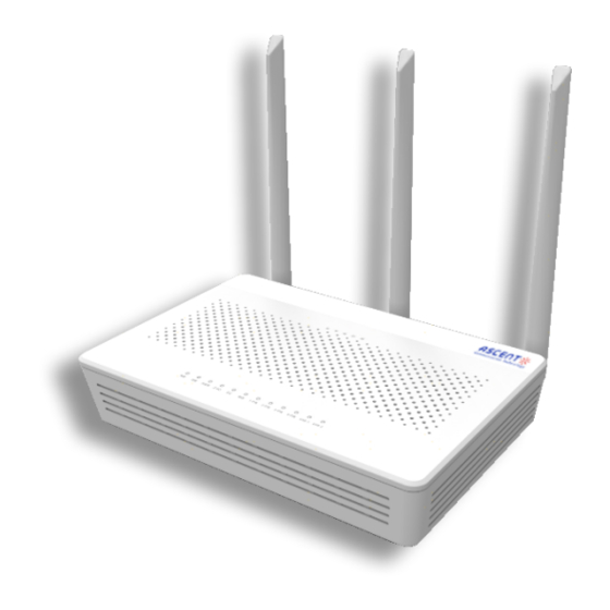 Ascent Communication Technology ACT AP300 XG-PON ONT Manuals