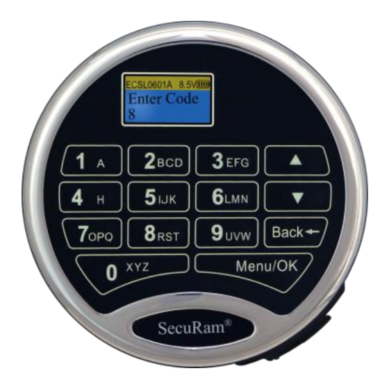 Securam ProLogic L01-C Operating Instructions Manual