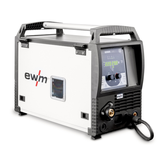 EWM Picomig 225 puls TKG Operating Instructions Manual