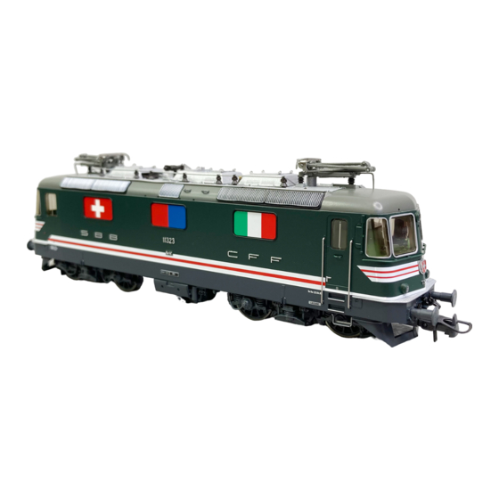 roco Electric locmotive Re 6/6 SBB Operating Manual
