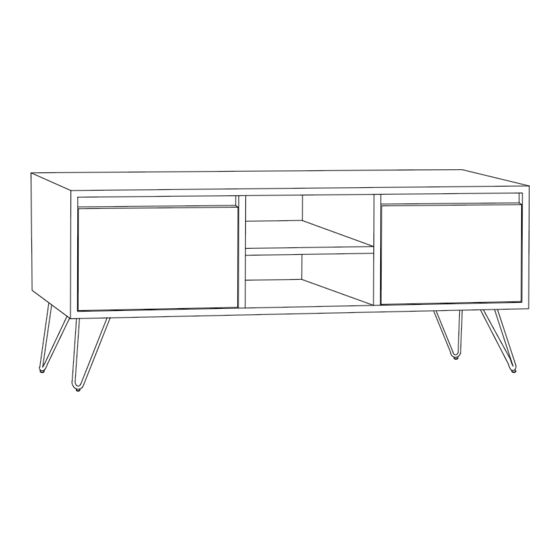 Simpli Home AXCHUN08-EB Assembly Instructions Manual