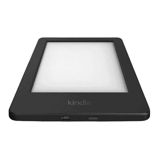 Amazon Kindle Quick Start Manual
