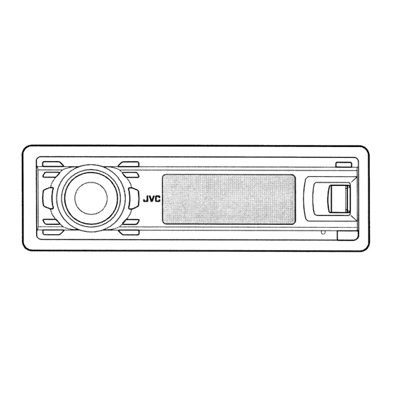 JVC KD-S100 Instructions Manual