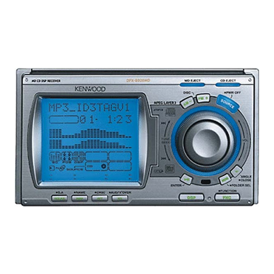 Kenwood DPX-8020MD Manuals