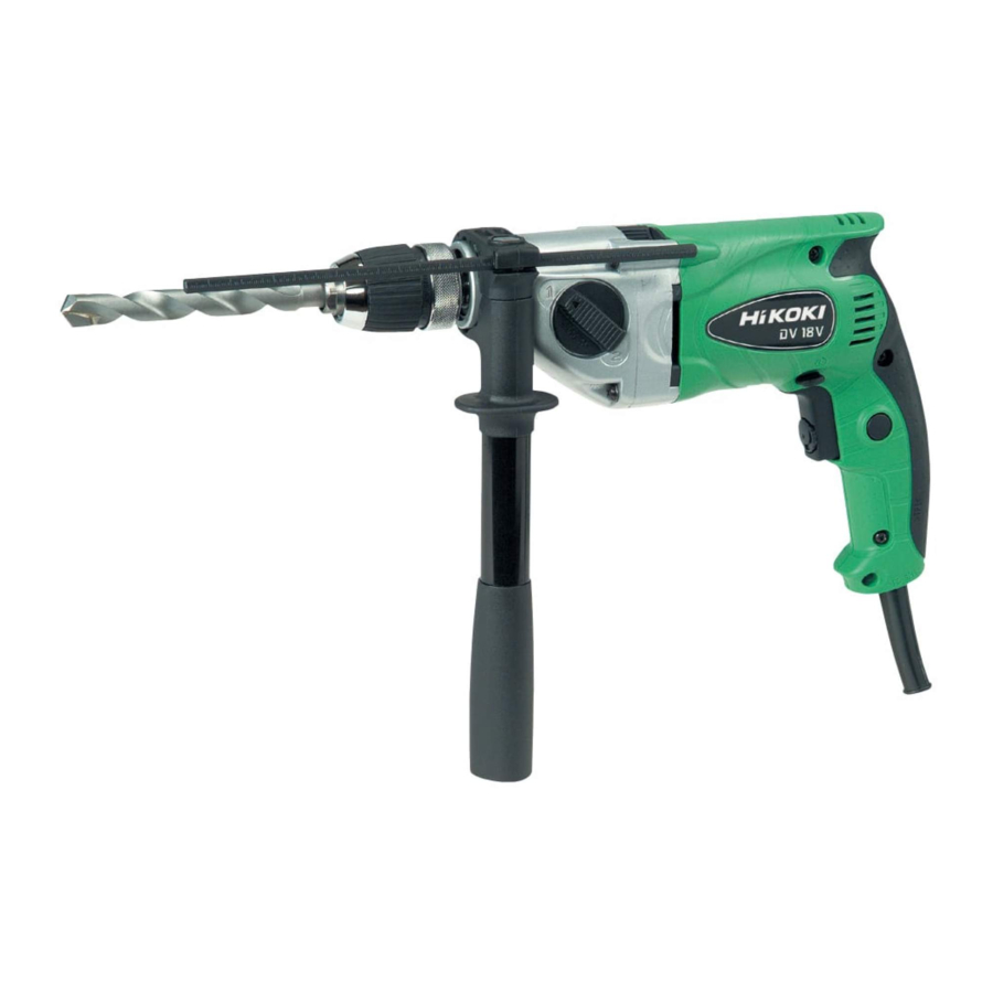 HIKOKI DV 18V Handling Instructions Manual