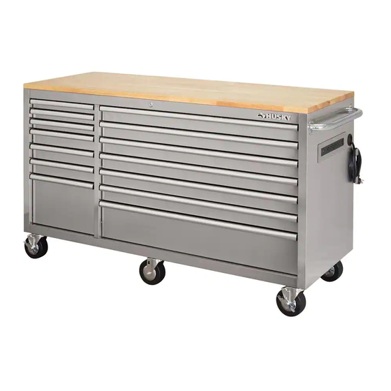 User Manuals: Husky HOTC6214JX1M 14-Drawer Mobile