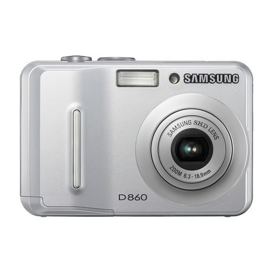 Samsung D860 Quick Start Manual
