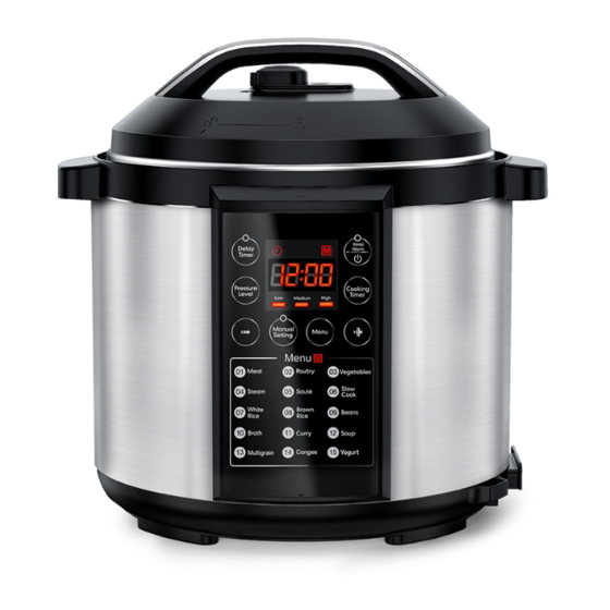 Contempo pressure cooker cheap manual