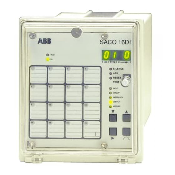 ABB SACO 16D1 User Manual