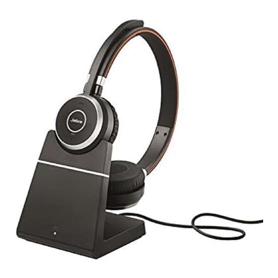 Jabra Evolve 65+ UC Stereo Quick Start Manual