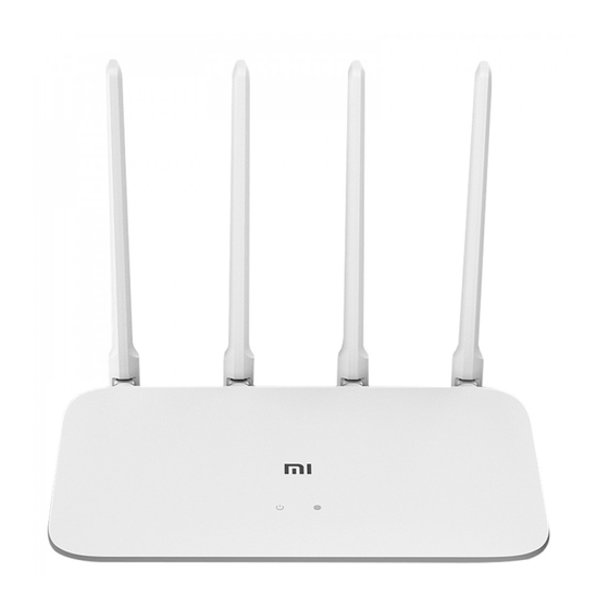Xiaomi Mi R4A User Manual