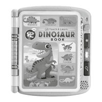 LeapFrog Touch & Learn Dinosaur Book Instruction Manual