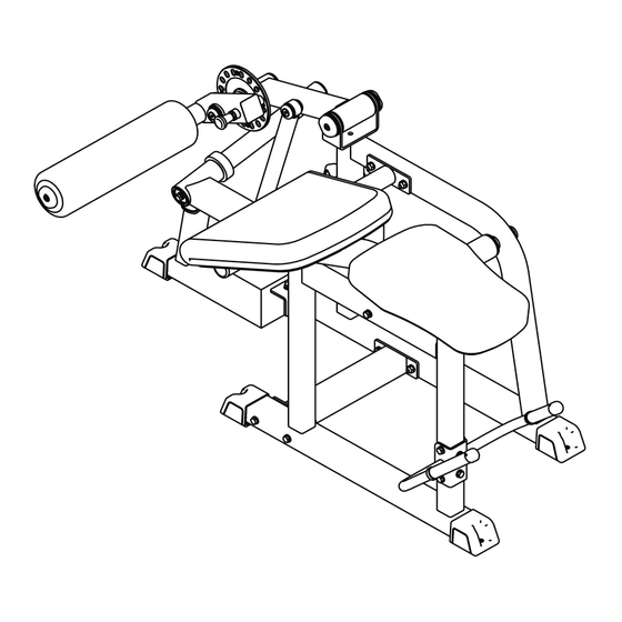 Taurus Prone Leg Curl IFP Assembly And Operating Instructions Manual