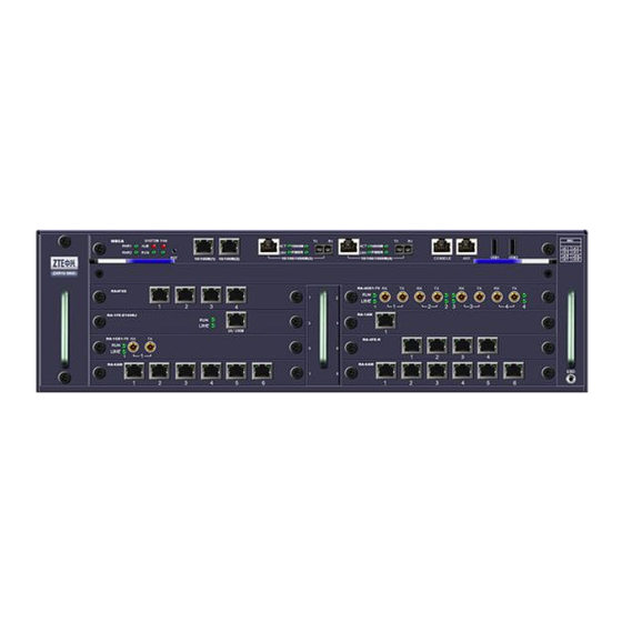 Zte ZXR10 ZSR Hardware Manual