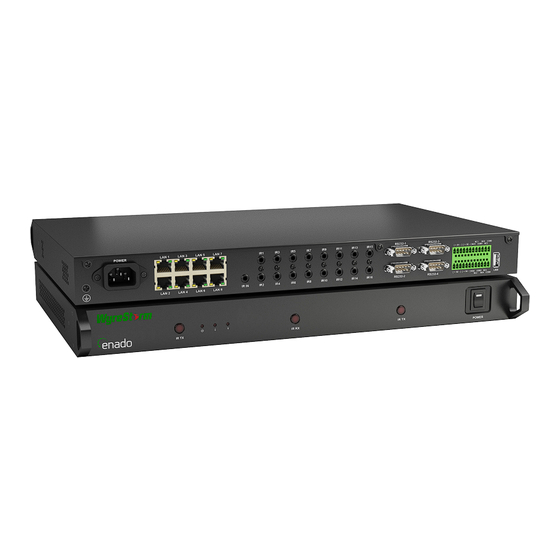 User Manuals: Wyrestorm Enado AV Control Solution