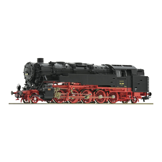 roco Steam locomotive BR 85 DB Manuals