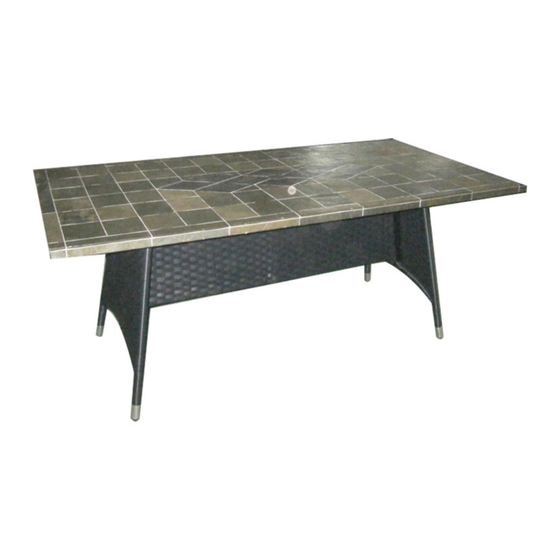Patioflare PF-DS215-TB Assembly Instructions