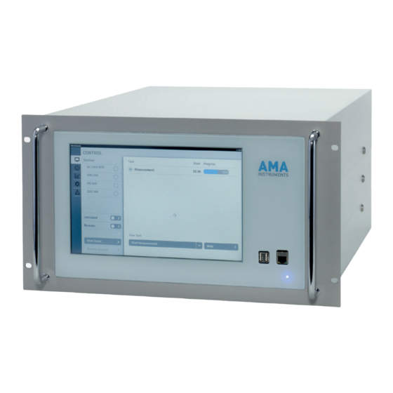 AMA Instruments GC 5000 Series Operating Manual