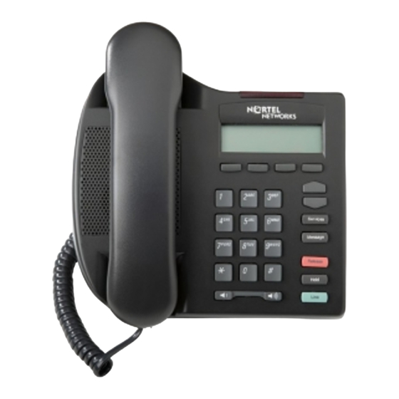 Nortel IP Phone 2001 User Manual