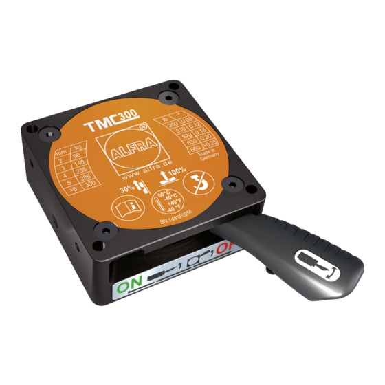 ALFRA TMC 300 Operating Instructions Manual